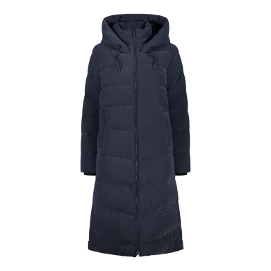 CMP Winter Coat Fix Hood (Shiny effect, padded, warm) dark blue Women